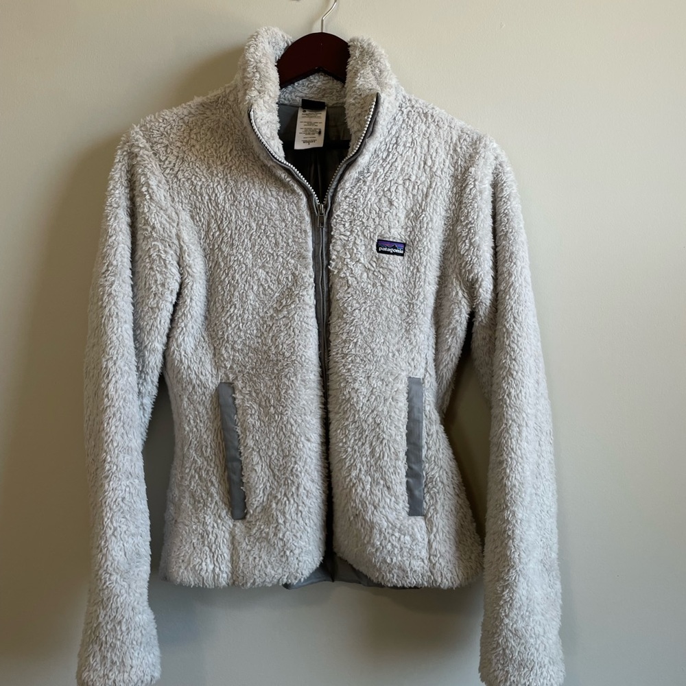 Patagonia womens small fuzzy zip up jacket sweater